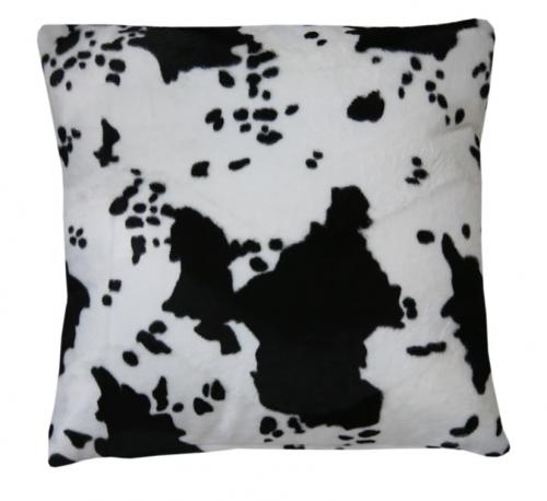 Cuscino in pelliccia Mucca da personalizzare con foto