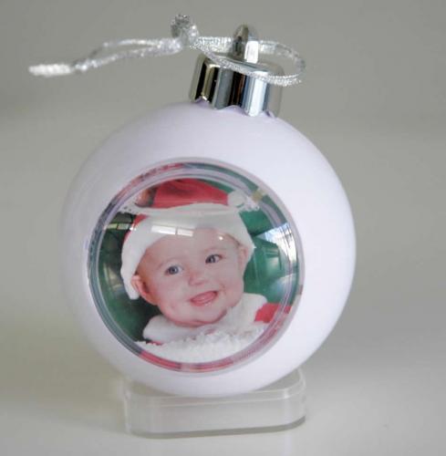 Pallina a led per albero di Natale da personalizzare con foto